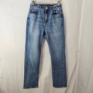 American Eagle Highest Rise 90s Boyfriend Jeans Womens 2 Blue Denim Pants 27x26